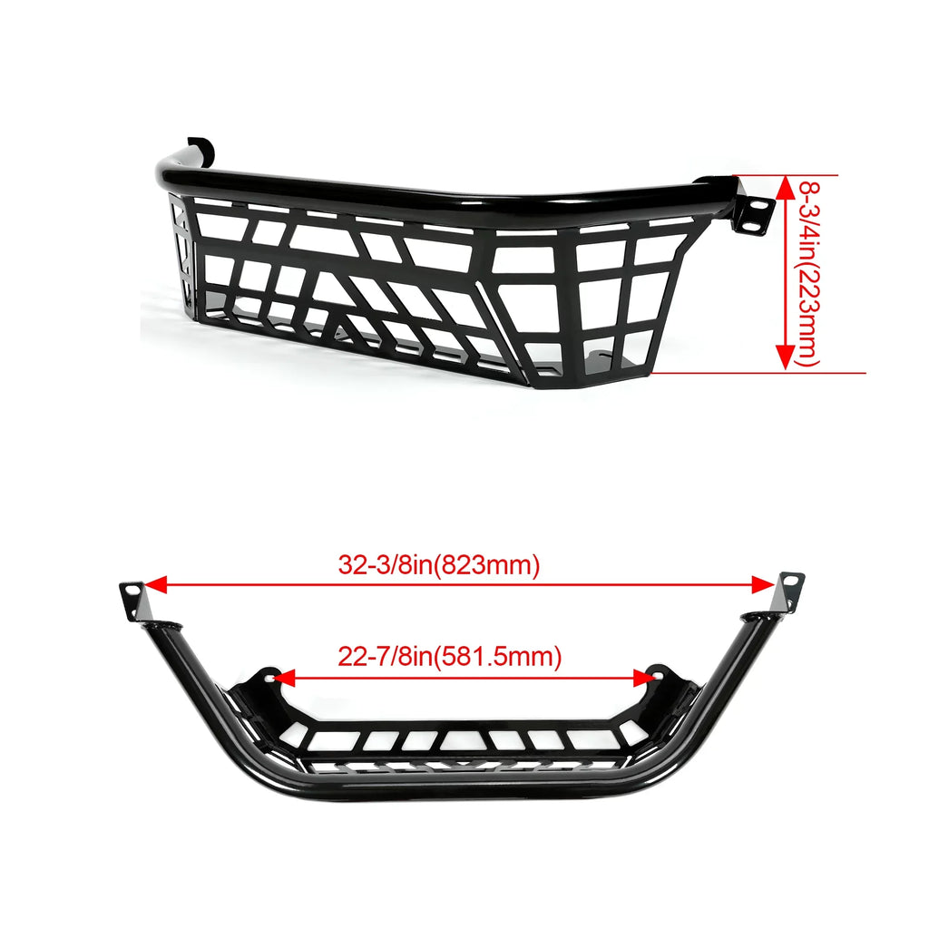 Kojem Cargo Barricade for 20 21 22 23 Kawasaki Teryx KRX 1000 Luggage Rack Steel Bed Enclosure Taiate Jet Powder Coated