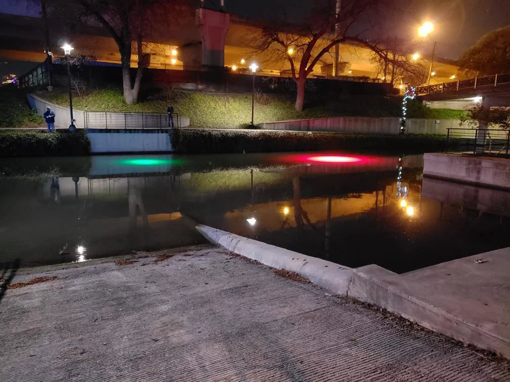 Multi-Color Color Changing LED Dock-7500 Underwater Fishing Light with Remote Control