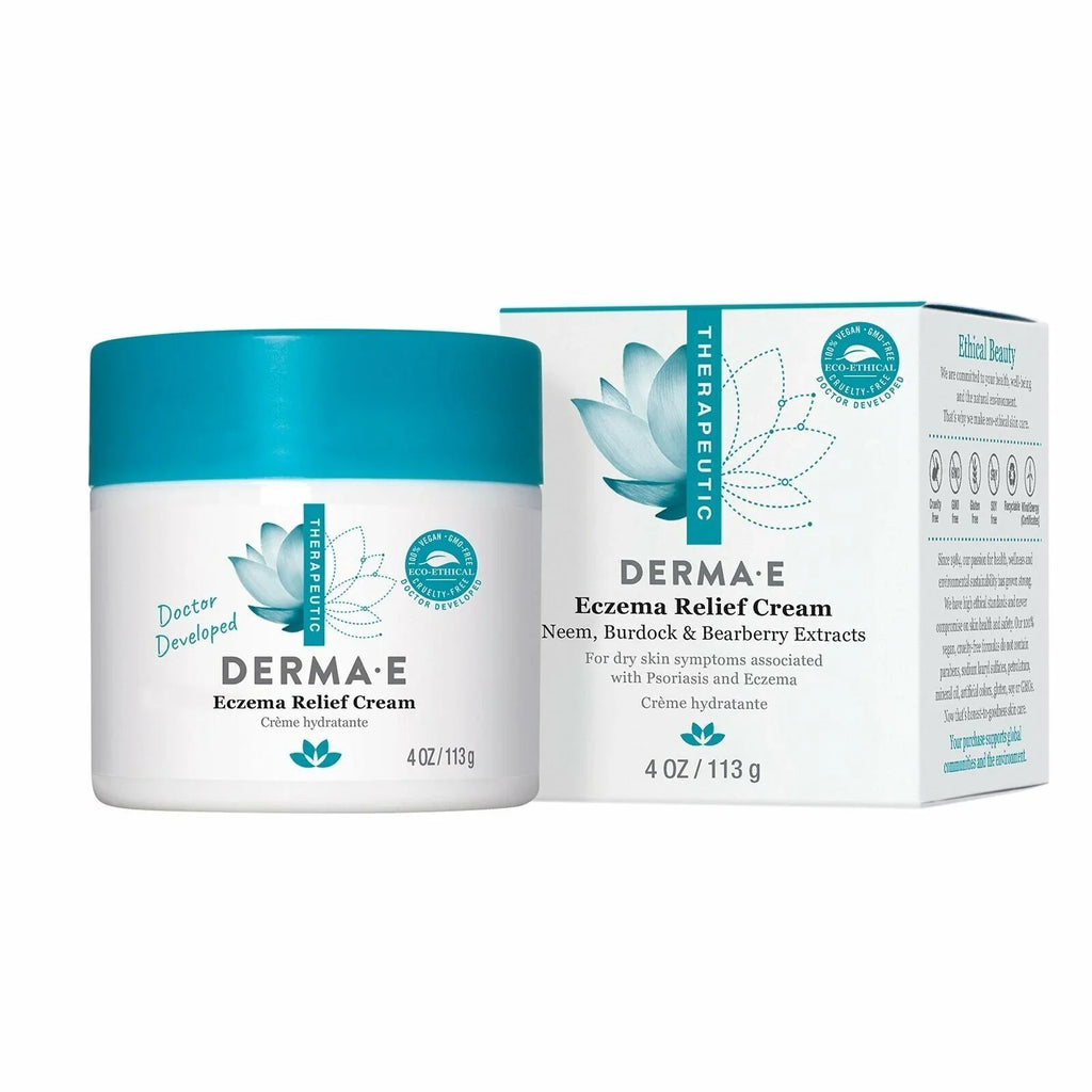 DERMA E Ecz-ema Rel-ief Cream All Natural Itch Rel-ief Cream – Soothing