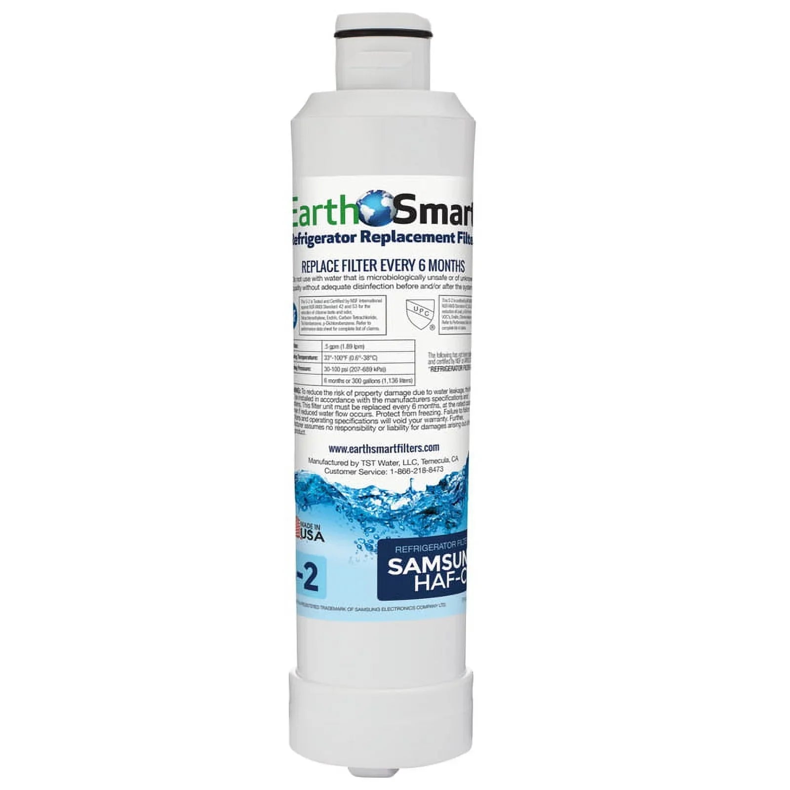 Earthsmart 4912663 S-2 Replacement Filter for Refrigerators, 300 gal
