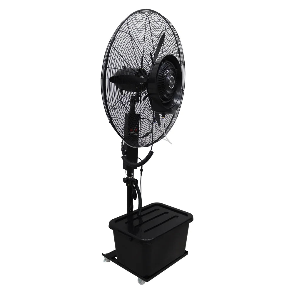 INTSUPERMAI Electric Industrial Mist Fan Humidifier Cooling Spray Fan with 42L Water Tank