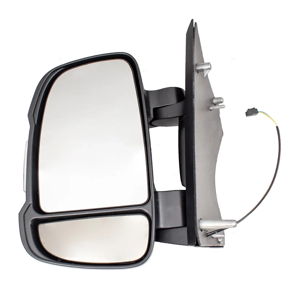 Replacement Driver Manual Side View Mirror w/ Signal Non-Heated Non-Extending Compatible with 2014-2019 Promaster Van