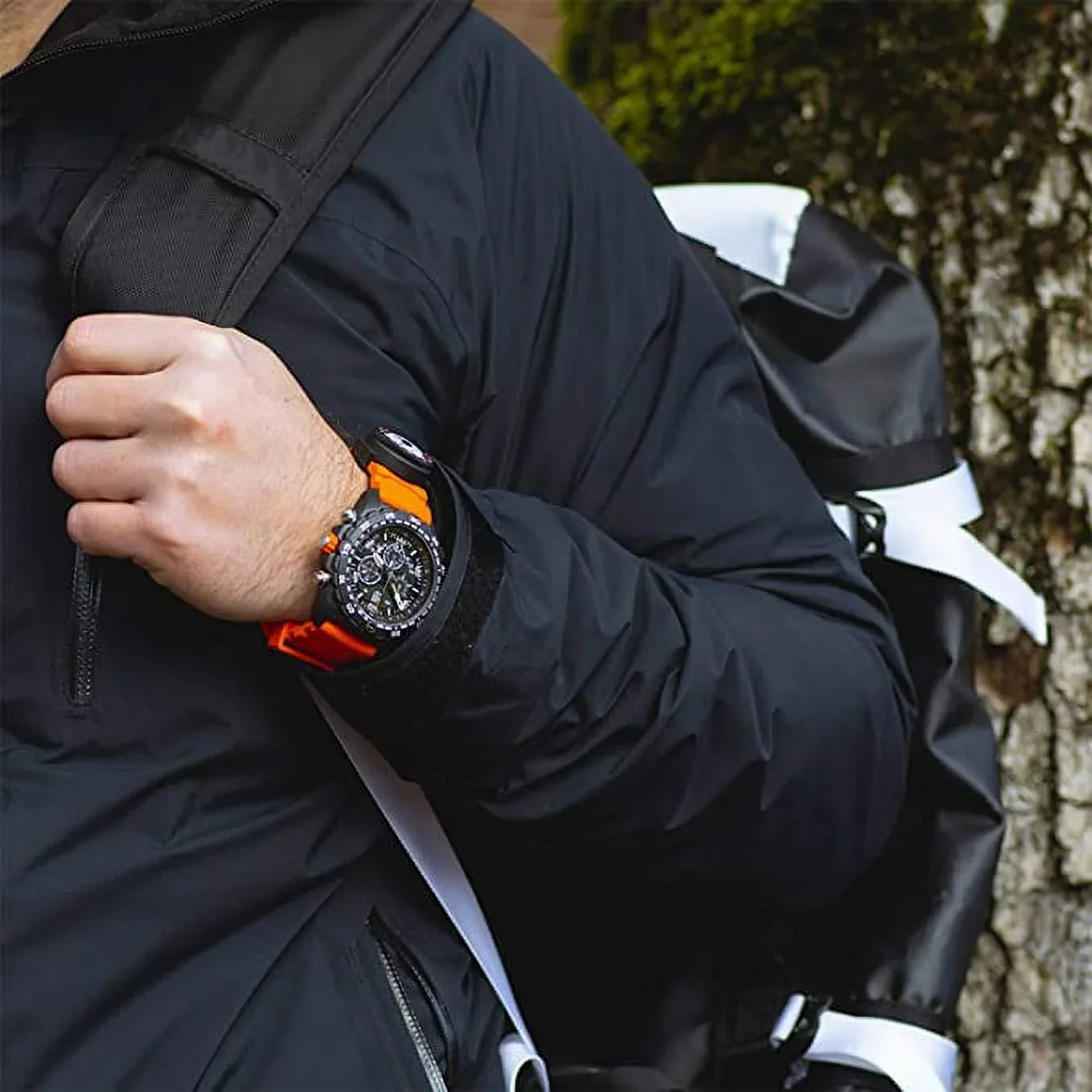 Luminox Bear Grylls Mens Watch Survival Master Series - 3749: 45mm Dark Stainless Steel Swiss Made 300 M Water Resistance