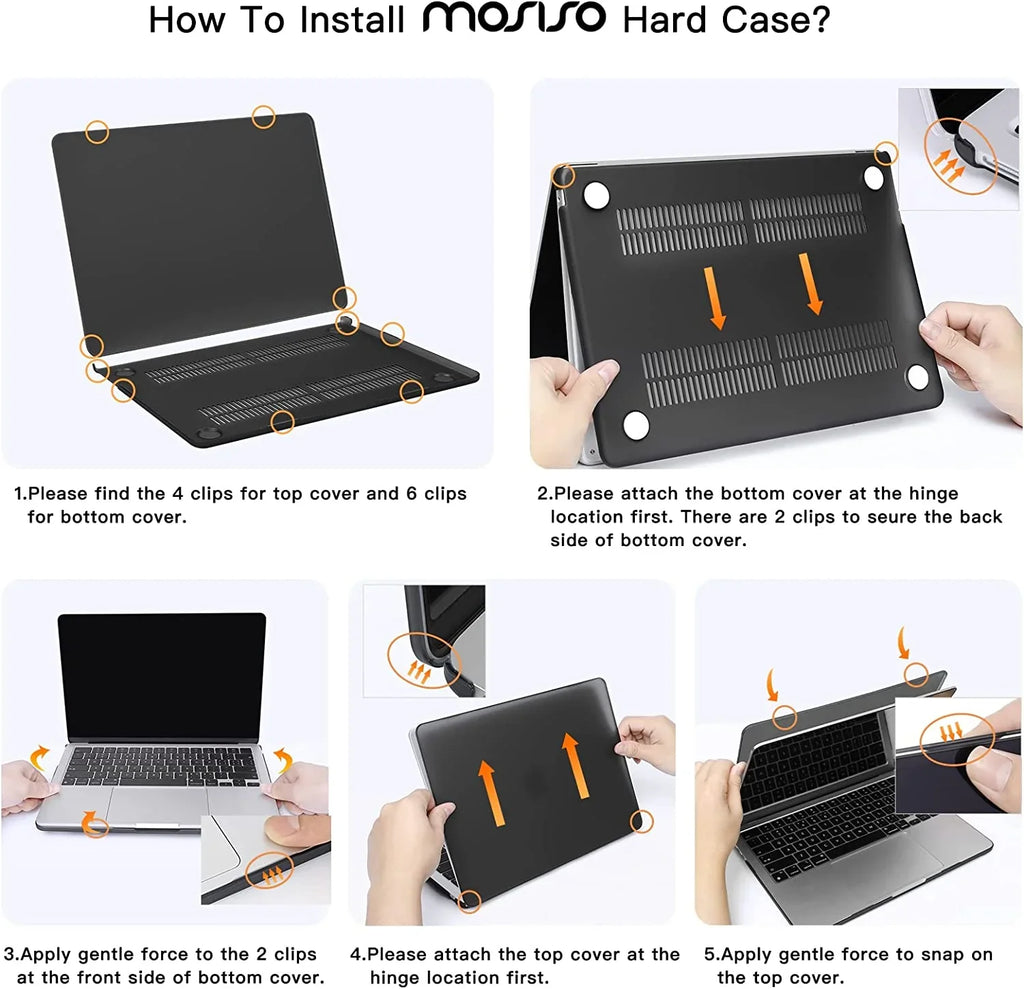 Compatible with MacBook Air 13.6 inch Case 2022 2023 Release A2681 M2 Chip Touch ID, Hard Shell