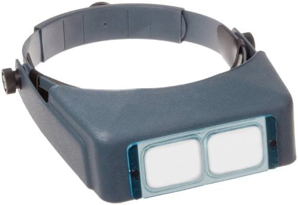 Donegan DA-2 OptiVISOR Headband Magnifier, 1.5X Magnification Glass Lens Plate, 20" Focal Length