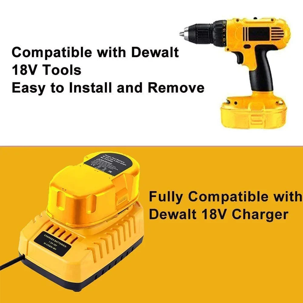 2Packs 4.0Ah DC9096 Batteries Compatible with Dewalt 18v Battery XRP DC9098 DC9099 DC9096 DW9098 DW9099