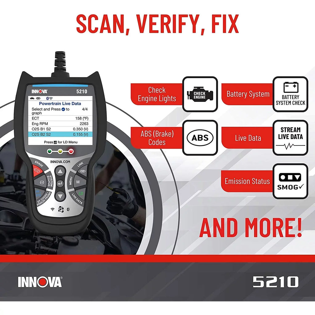 INNOVA 5210 CarScan Advisor Bluetooth Code Reader Automotive Diagnostic Tool