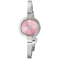 Movado Bela Ladies Pink Dial Bangle Bracelet Dress Swiss Quartz Watch 0606059