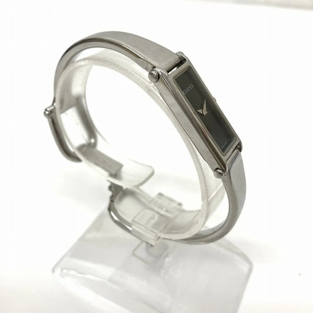 Pre-Owned GUCCI 1500L Dark Quartz Watch Ladies (Good)