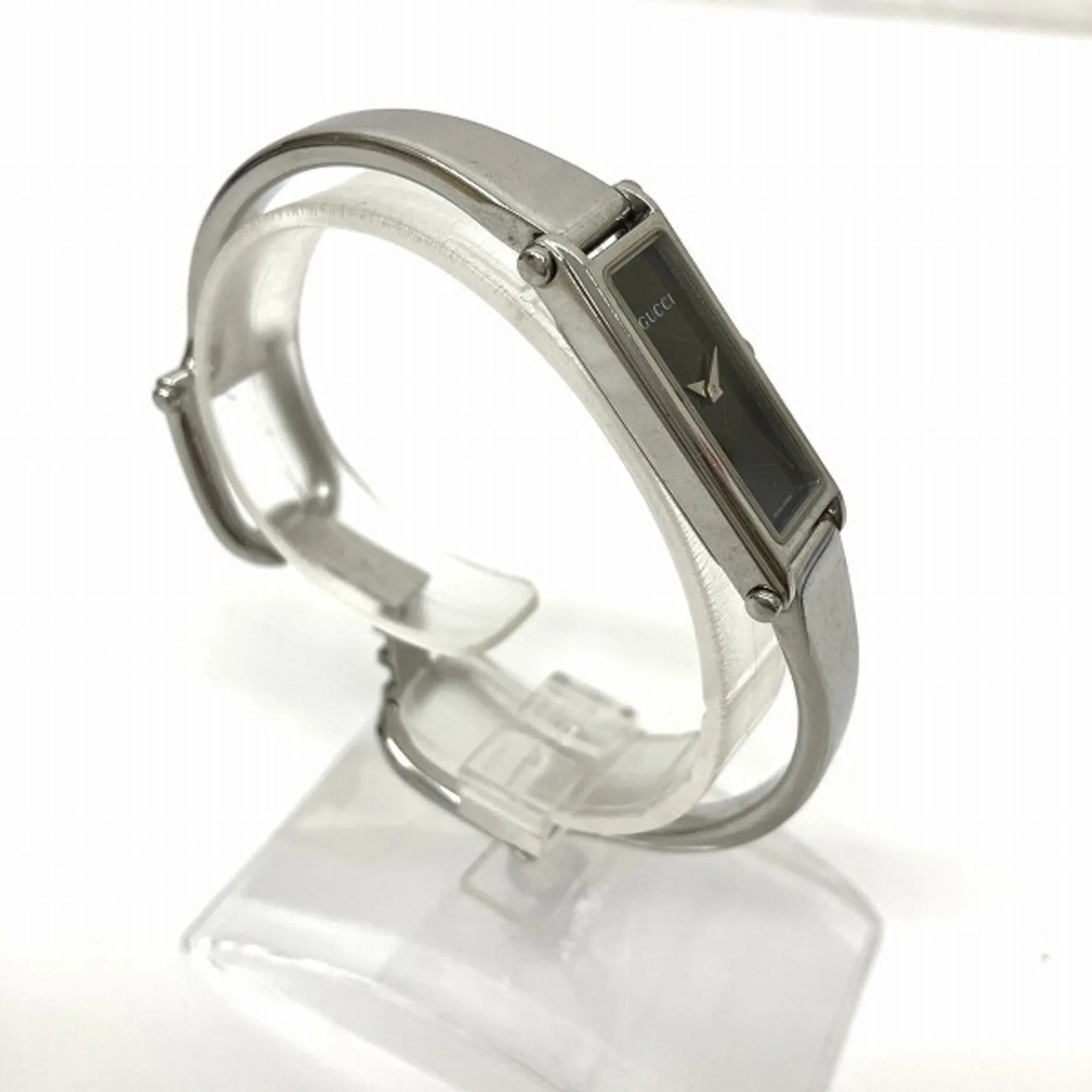Pre-Owned GUCCI 1500L Dark Quartz Watch Ladies (Good)