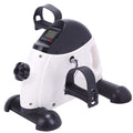 Portable Home Use Hands and Feet Trainer Mini Exercise Bike White & Ebony