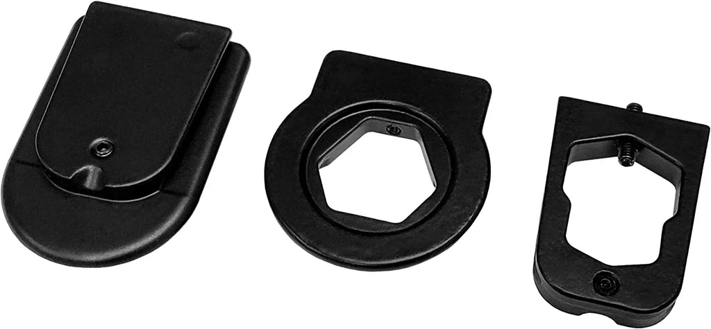 Master Taiaters Rear View Mirror Three Metal Bracket Adapters for Volkswagen, Audi, Dodge, Ford, Honda