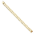 14k Yellow Gold Cuban Link Bracelet - 8.5" | Elegant 14KY Gold Chain Bracelets for Men and Women | Load 26.5 | Men’s Jewelry for Gift