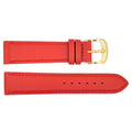 Soft Red Genuine Nubuck Leather 10mm Short Ladies Watch Strap