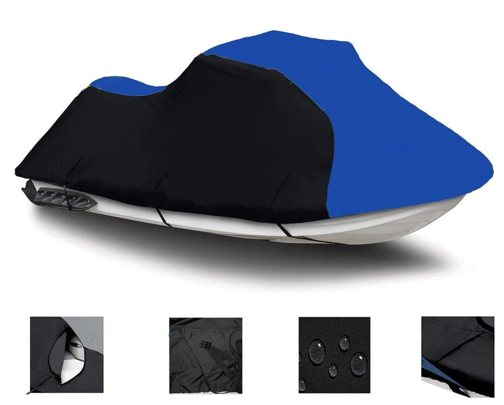 Dark / BLUE HEAVY-DUTY, 600 DENIER Cover Compatible for Sea Doo Sea-Doo GTi 2006 2007 2008 2009 Jet Ski PWC Cover Trailerable