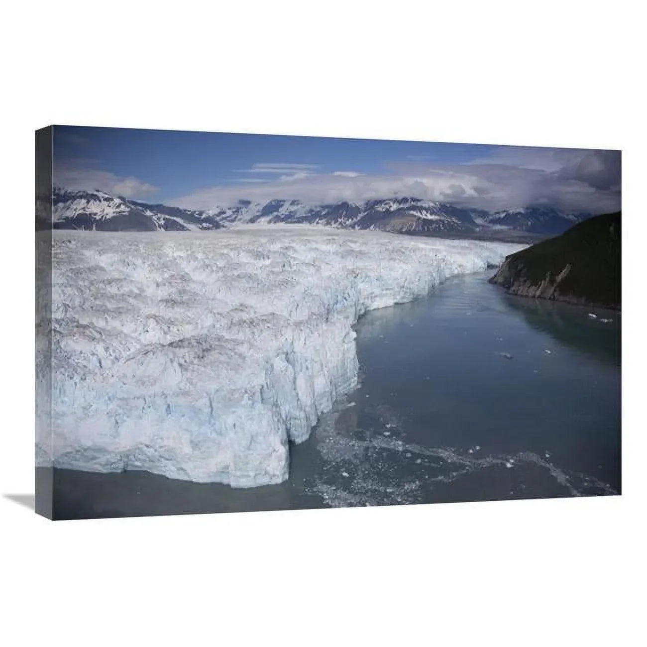 20 x 30 in. Hubbard Glacier Encroaching on Gilbert Point, Wrangell-St. Elias National Park, Alaska Art Print - Matthias Breiter