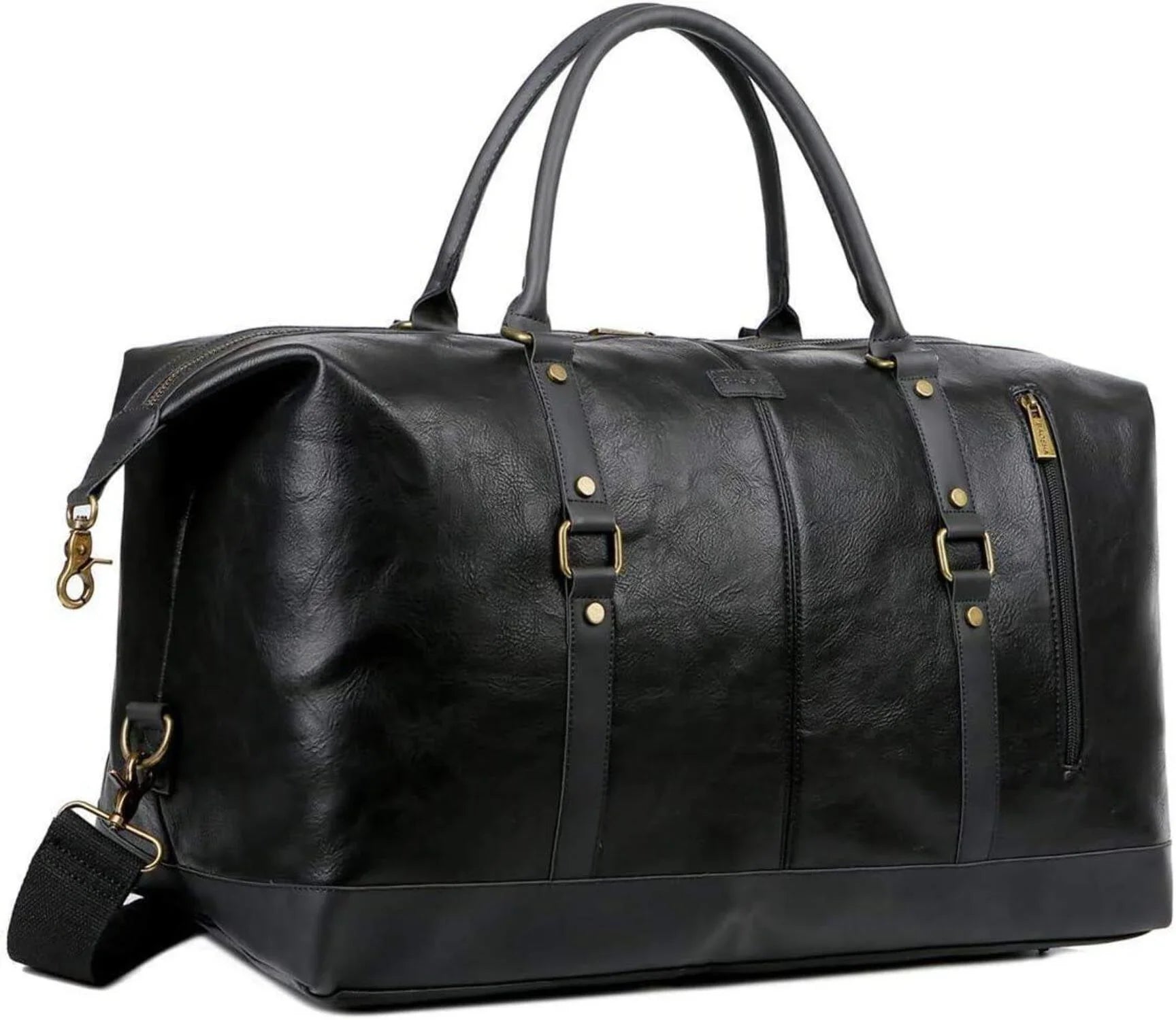 FR Fashion Co. 20 Leather Overnight Travel Duffel Bag