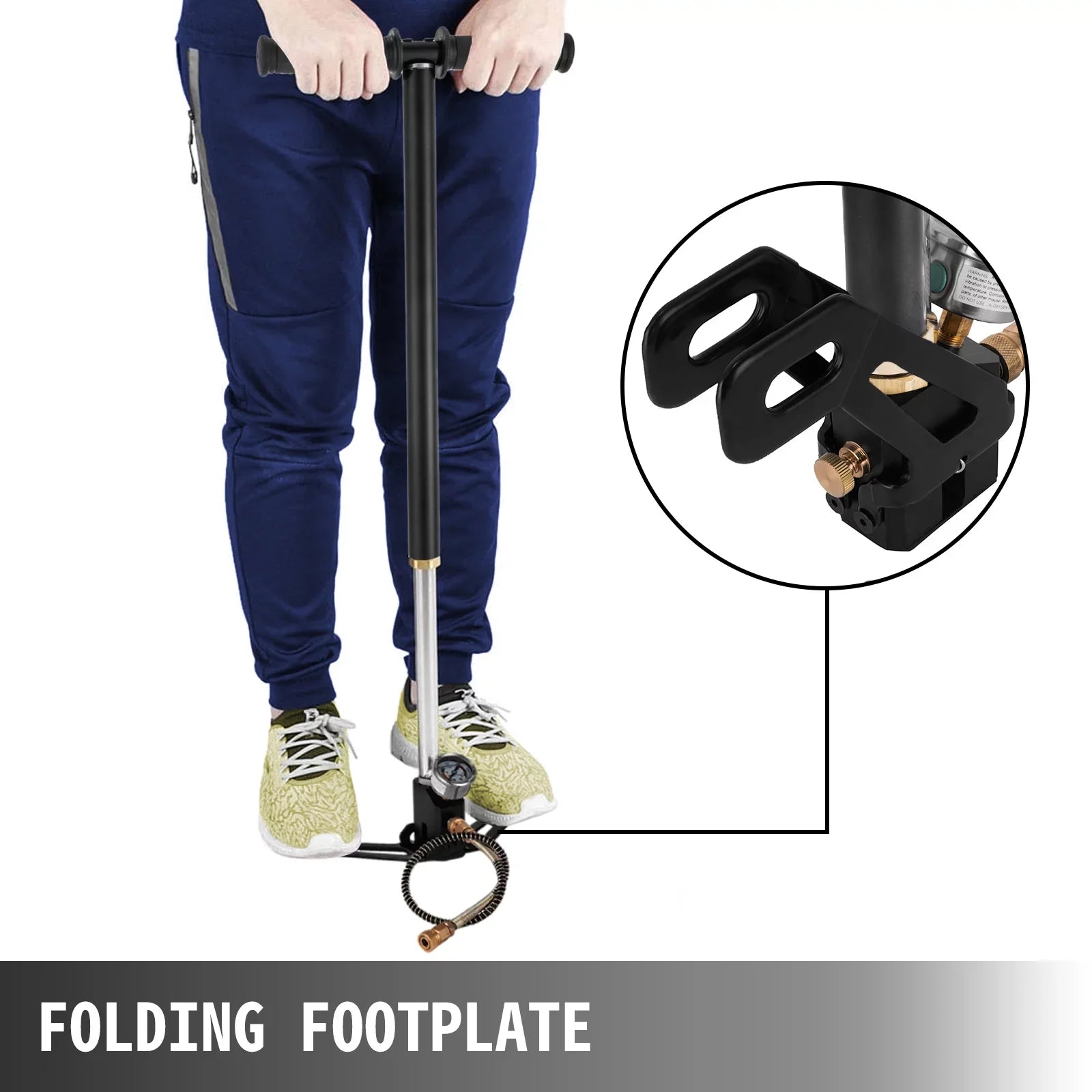 BENTISM 3 Stage PCP Air Gun Rifle Filling Stirrup Pump Hand Pump 4500PSI Charging Jet New