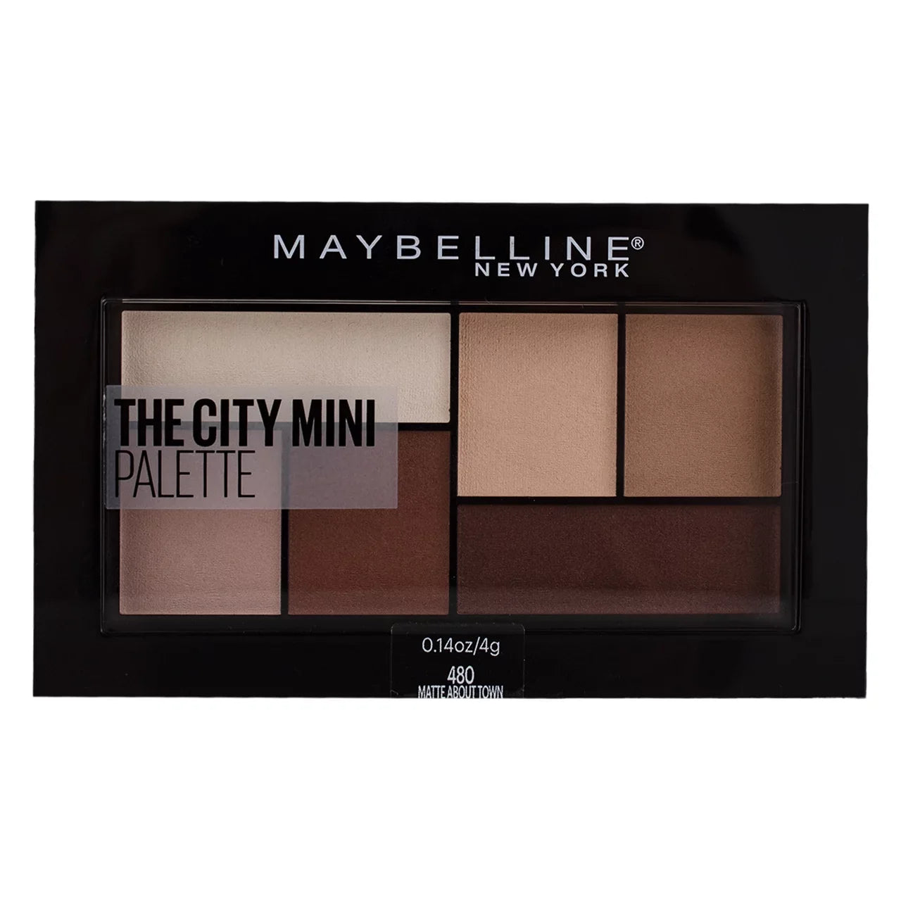 Maybelline The City Mini Eyeshadow Palette Makeup, Matte About Town 0.14 oz (Pack of 3)