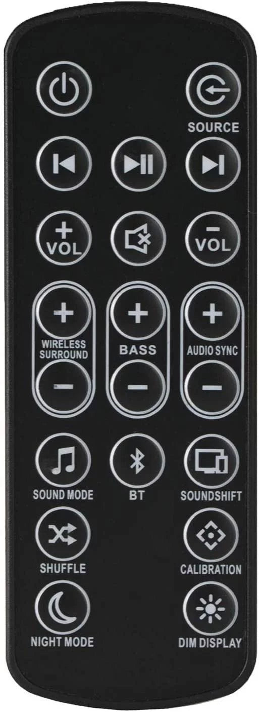 Replacement Remote Control for JBL 5.1 3.1 2.1 Soundbar Remote for JBL Sound Bar 5.1 3.1 2.1 Remote Control
