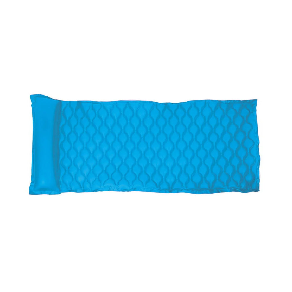 85" Roll 'N' Go Inflatable Swimming Pool 1-Person Air Mattress with Pillow - Blue