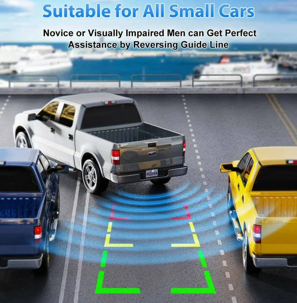 Bileeko Car Backup Camera Rear View System with 4.3" Parking Monitor