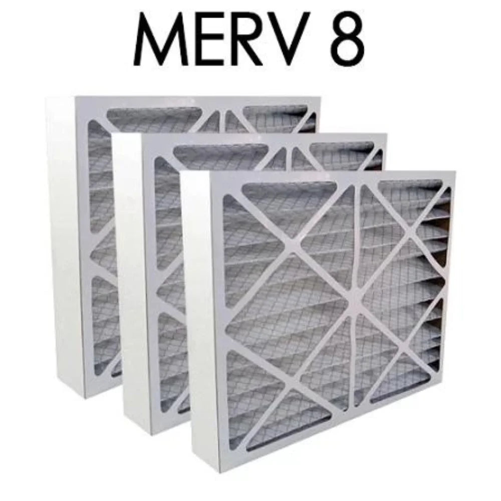 12x12x1 MERV 8 Pleated Air Filter 6PK | 11.75x11.75x.75 - Actual Size