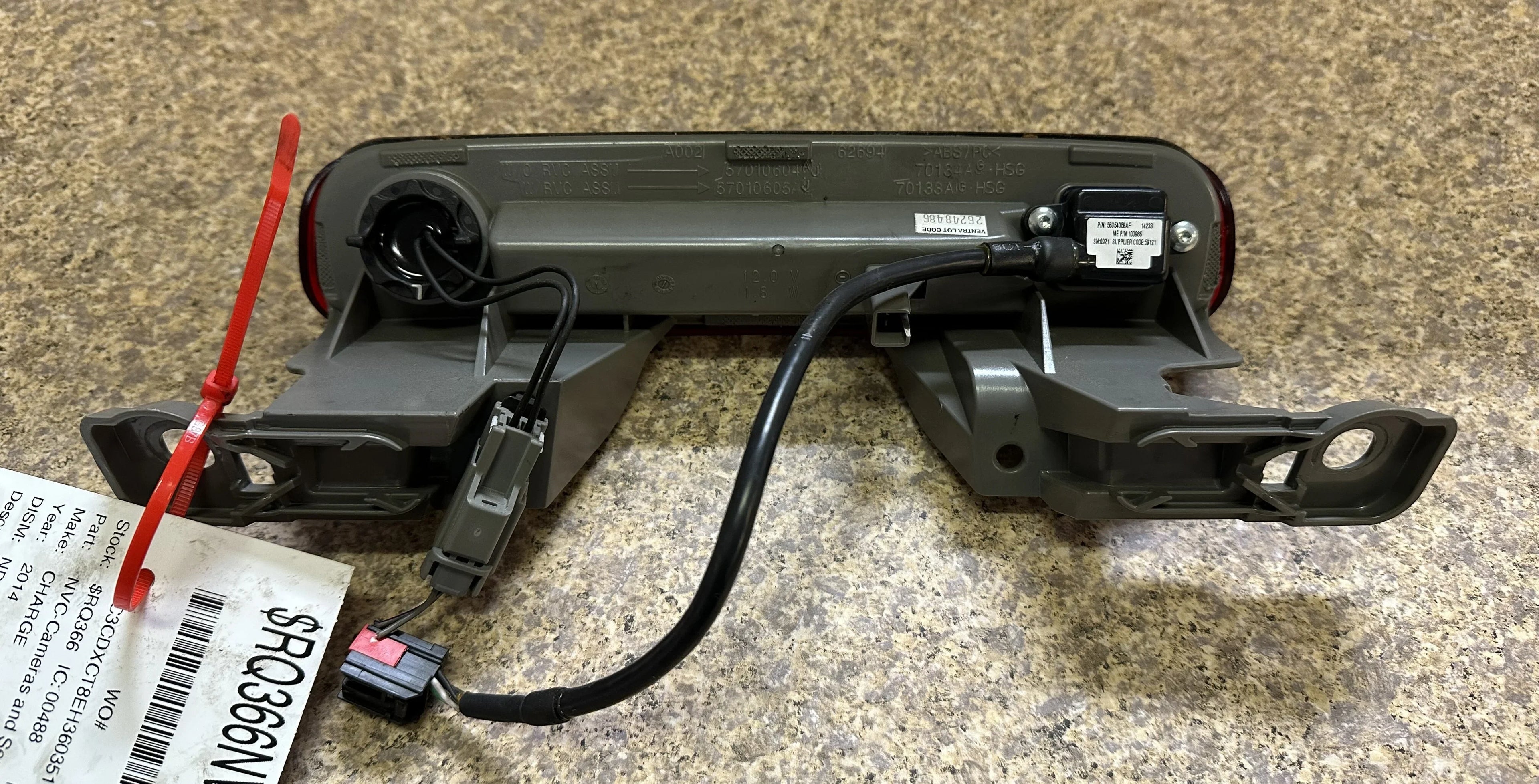 Pre-Owned 11-14 Dodge Charger Rear Camera Mounted In High Stop Lamp OEM LKQ (Good)
