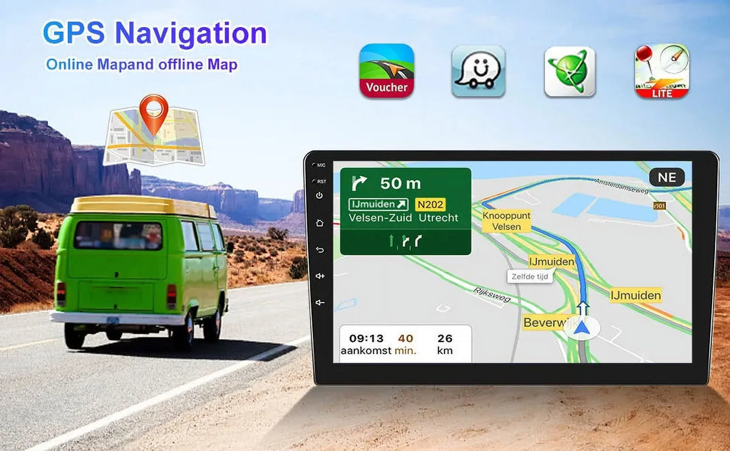 9" 1280*720 IPS For 2014-2022 Jeep Grand Cherokee Android Car Radio Stereo Carplay 2+32 GPS Navigation Bluetooth