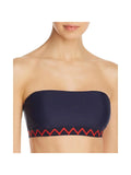 Shoshanna Womens Chevron Bandeau Swim Top Separates