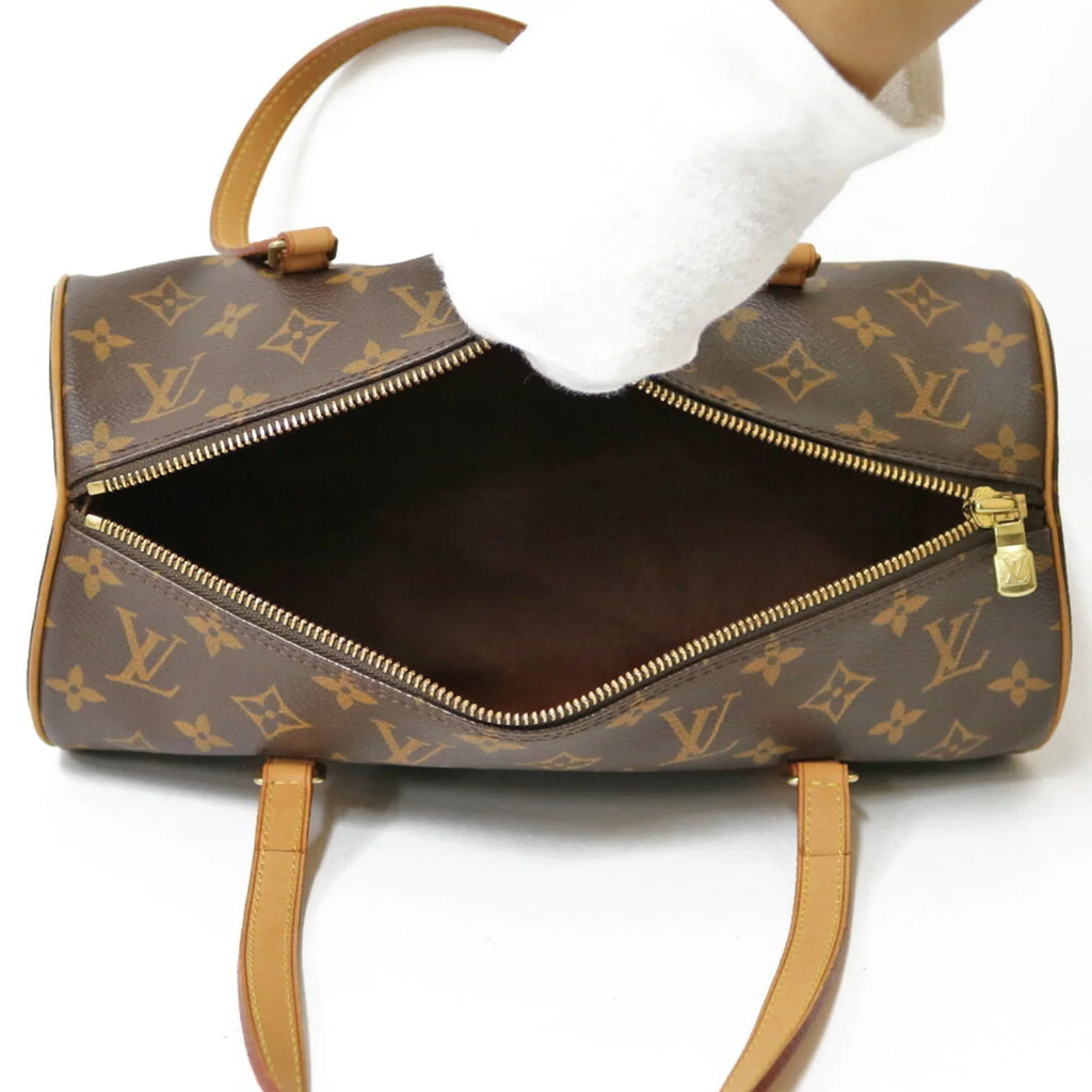 Pre-Owned LOUIS VUITTON Shoulder Bag Monogram Papillon 30 M51385 Brown Women's Canvas (Good)