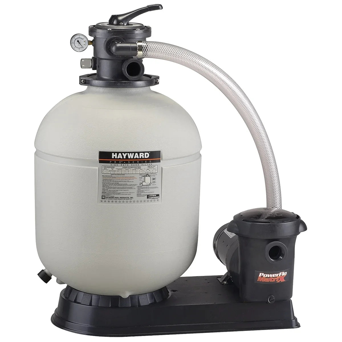 Hayward W3S180T93S Pro Series Top-Mount 18" Sand Filter with 1-1/2 Above Ground Pool Pump