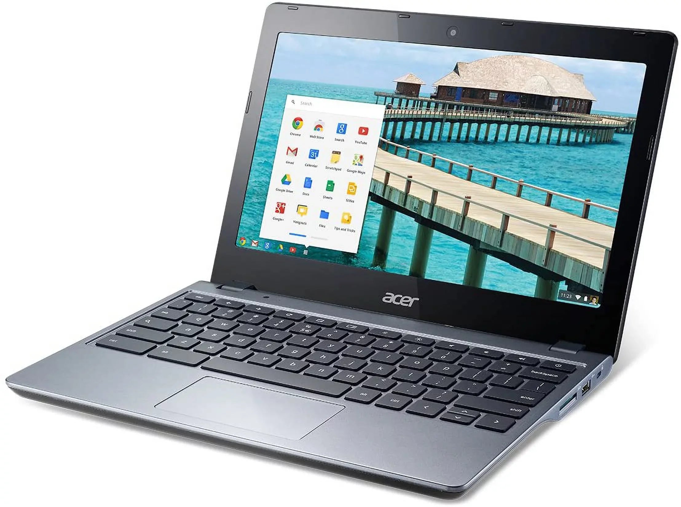 Restored Acer chromebook C720-2802 Laptop Computer, 1.40 GHz Celeron, 2GB DDR3 RAM, 16GB SSD Hard Drive, Chrome, 11" Screen (Refurbished)