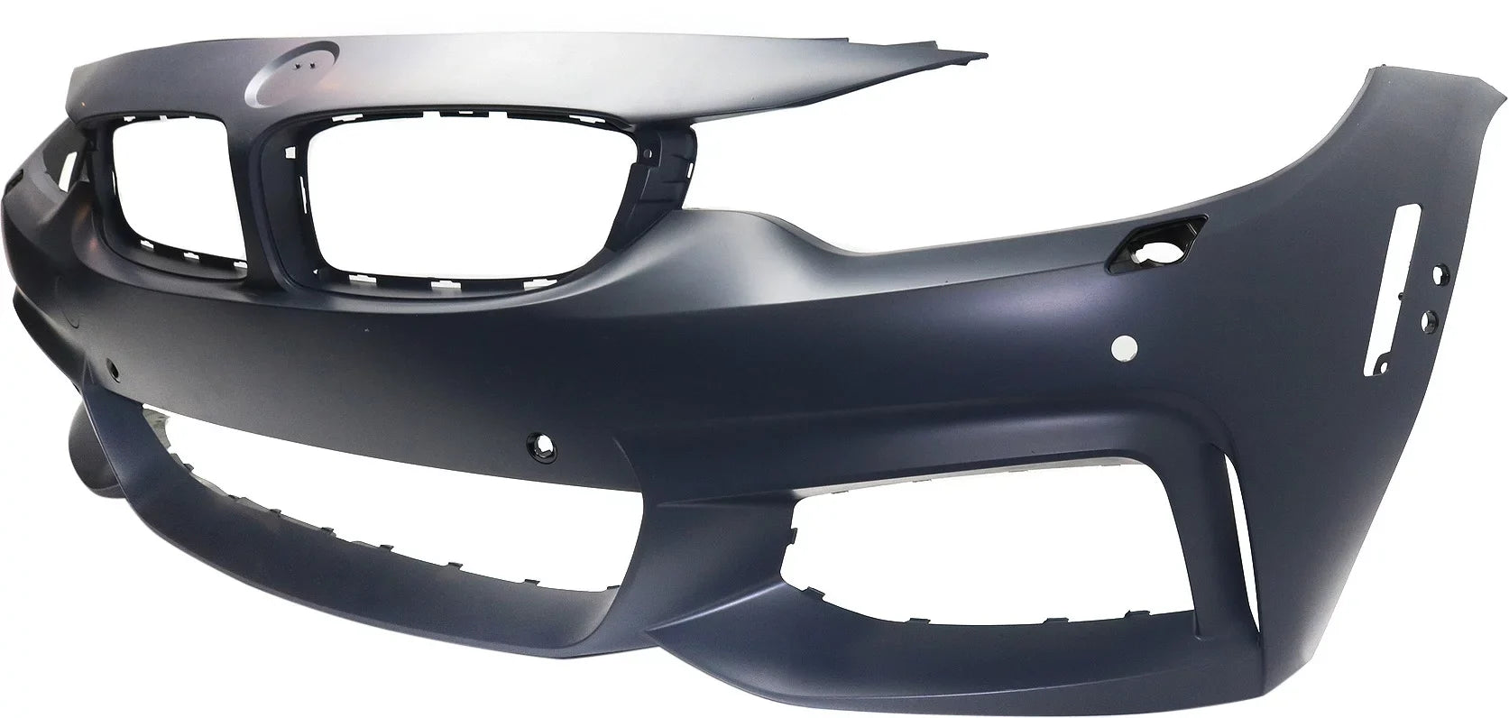 Front BUMPER COVER Compatible For 4-SERIES 2014-2018 Primed with M Sport Line with HLW PDC Sensor Holes/IPAS/Cam Conv/Coupe/HB - CAPA