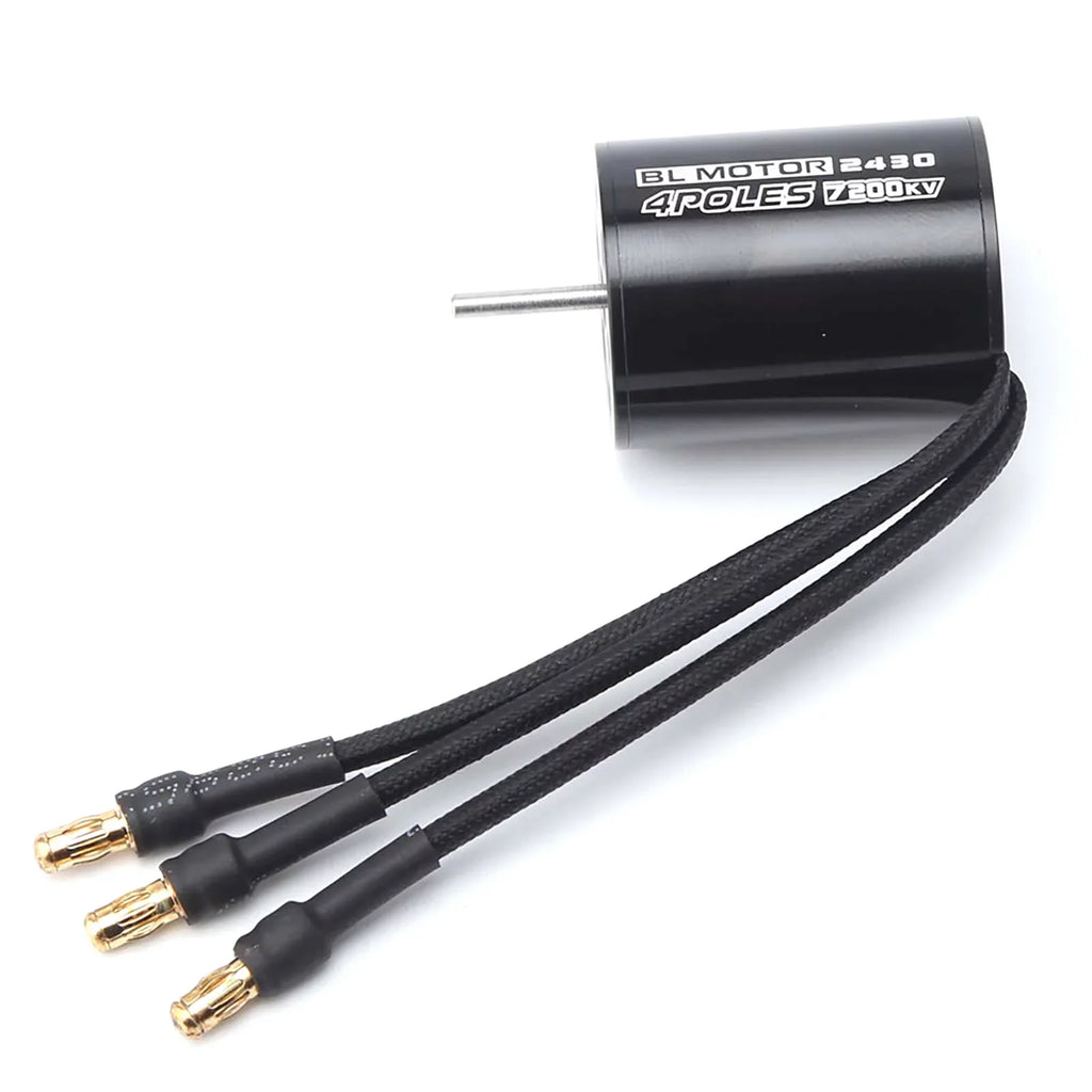 Meterk 2430 7200KV 4P Sensorless Brushless Motor with 25A Brushless ESC（Electric Speed Controller）for 1/16 1/18 RC Car Truck