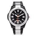 JG5600-21 Men's Watch Chronograph Dark Dial With Integrated Dark Silicone Strap