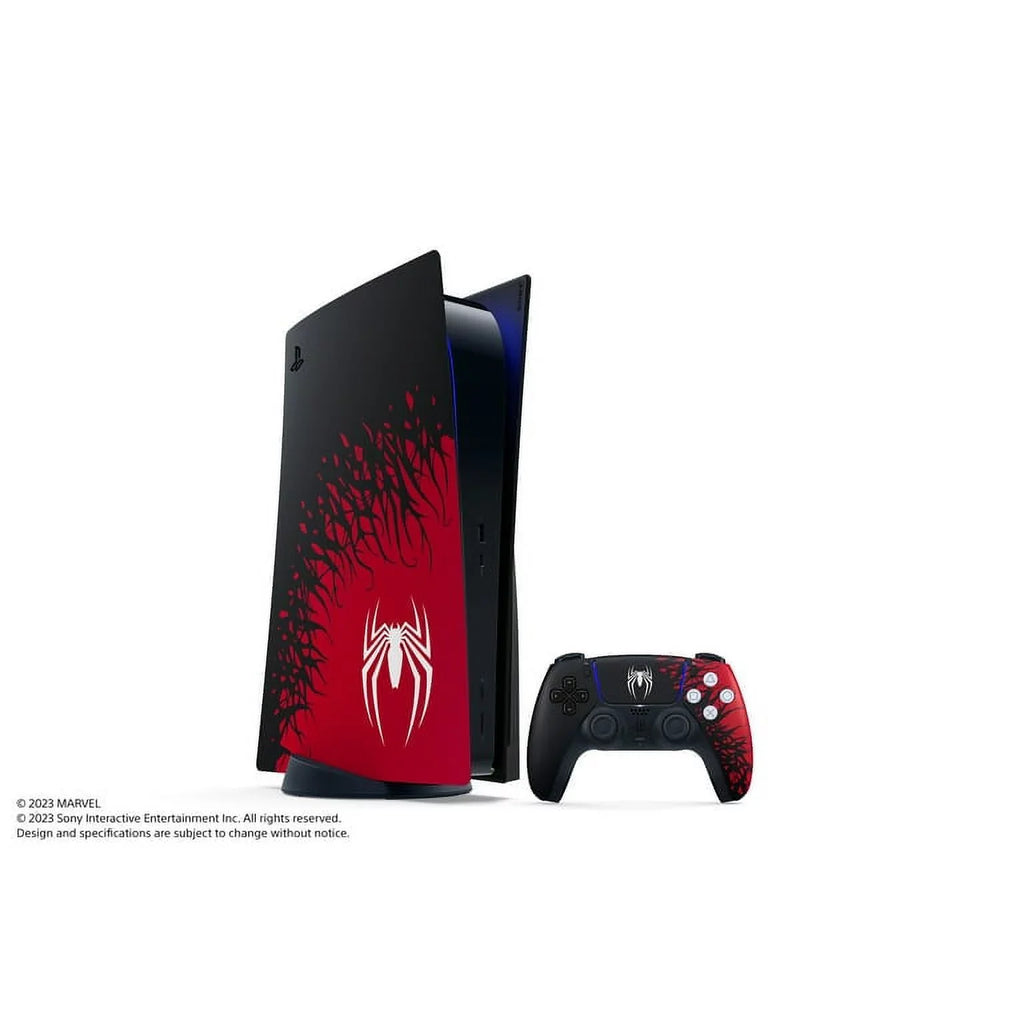 Newest 2024 TEC PlayStation_PS5 Gaming Console(Disc) with Marvel’s Spider-Man 2 Bundle Limited Edition