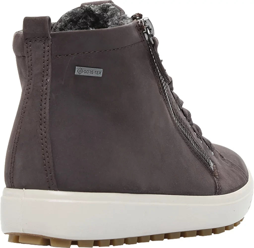 Women's ECCO Soft 7 Tred GORE-TEX High Top Sneaker Shale Oil Nubuck 37 M