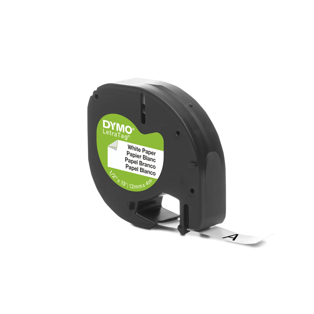 DYMO LetraTag 100T QWERTY Label Maker, Includes Jet Print on White Paper Label