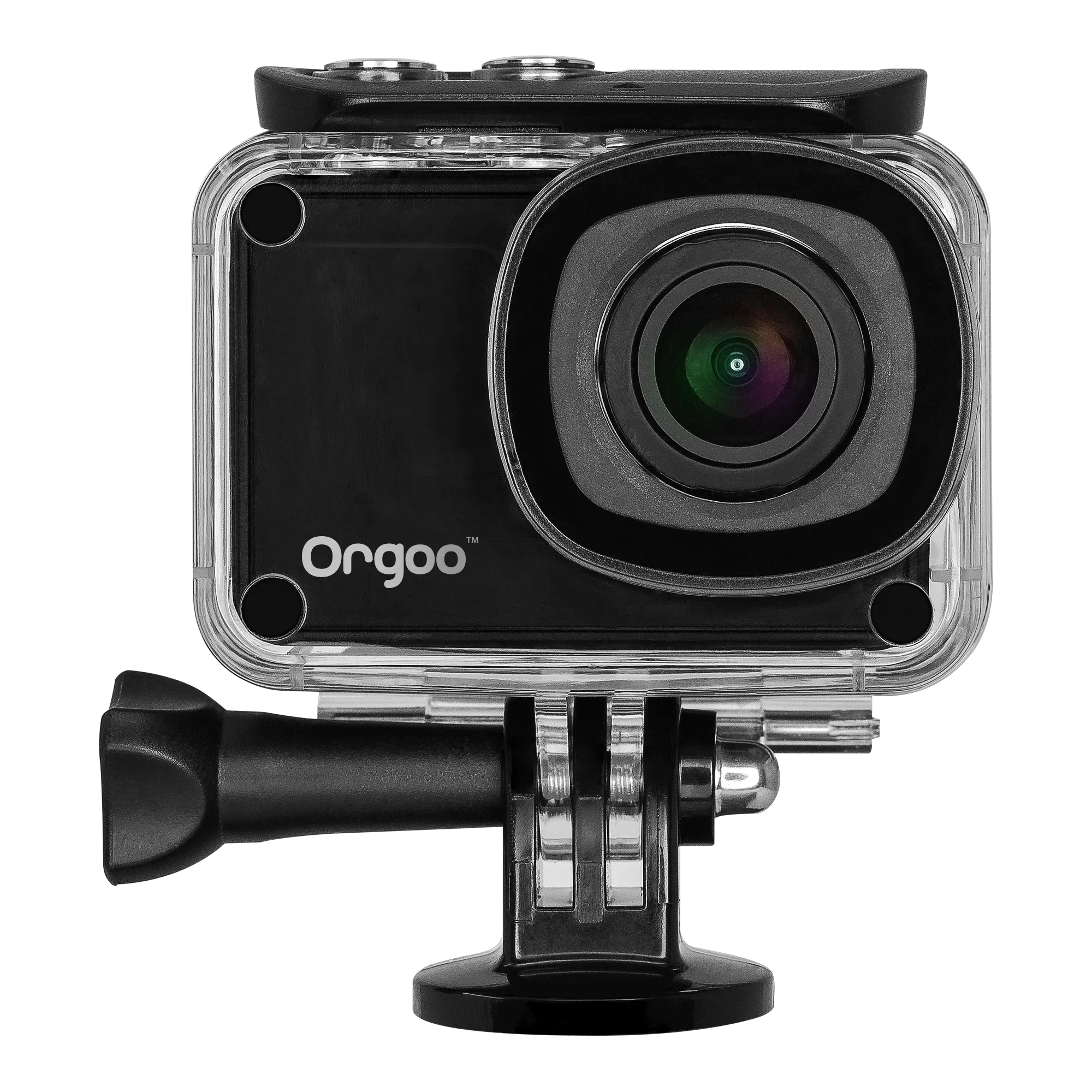 ORGOO OC1/BLK Swift 4K Action Camera Electronic Image Stabilization, Image Sensor, 2” IPS Touchscreen, Accessories (Ip68 Certified Waterproof Case, Wearable Remote, Mini Tripod, and More)