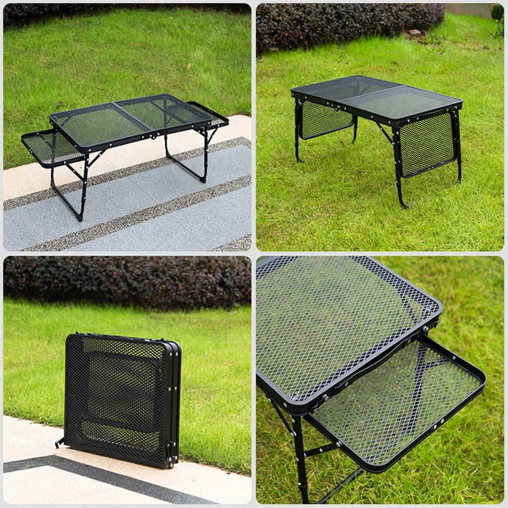 Lixada Folding Camping Table Mass Picnic Cooking Station for Convenient Food Prep