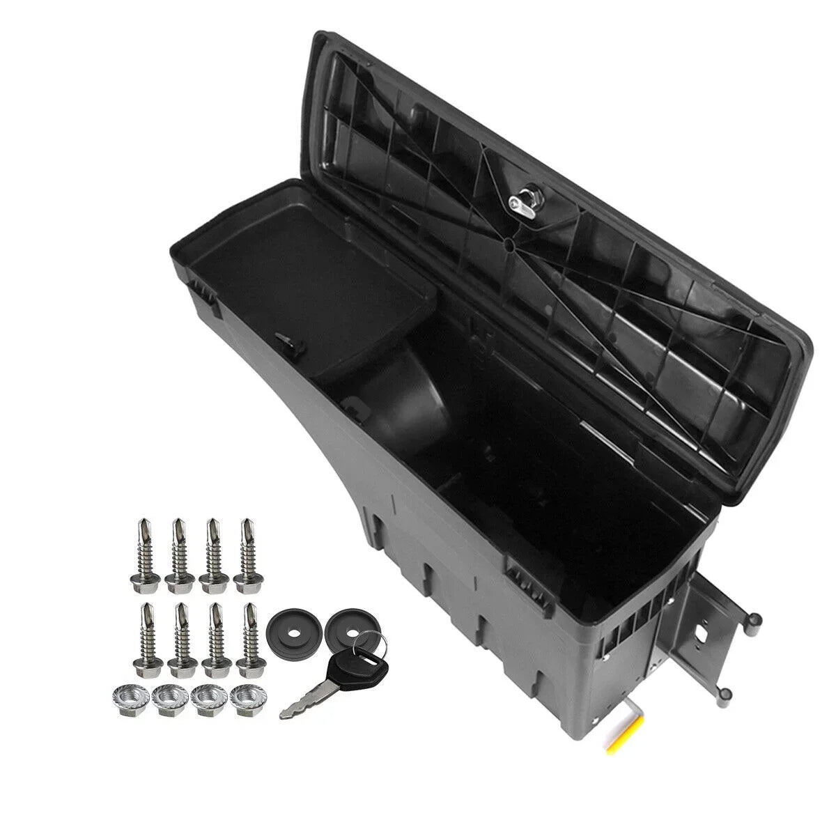 Teledu Rear Passenger Right Side Truck Bed Storage Box Toolbox For 2018-2019 Ford F-150