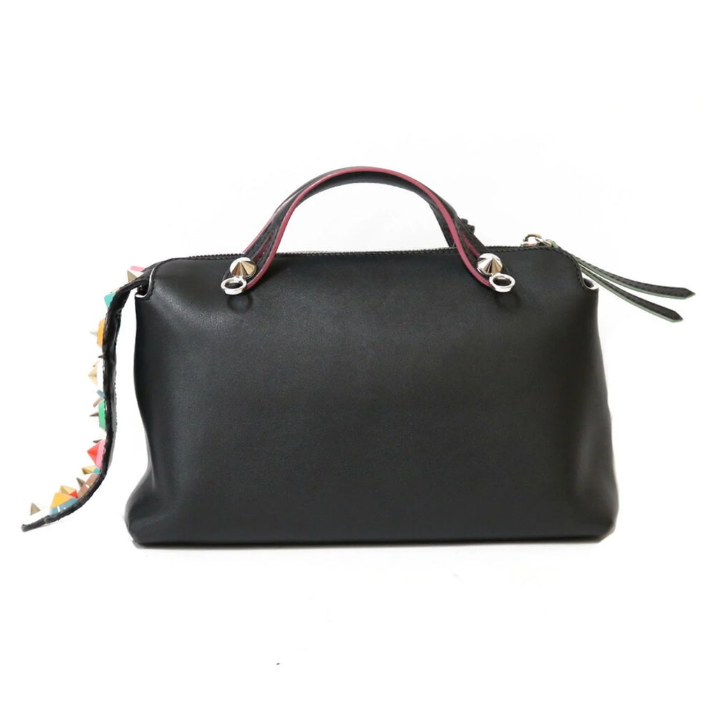 Pre-Owned FENDI Shoulder Bag By The Way Dark Women's Leather (Fair)