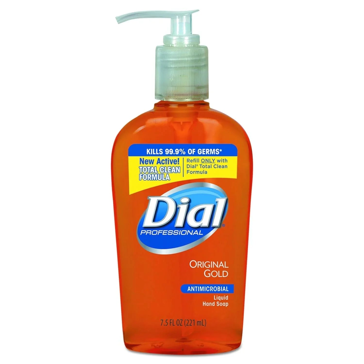 Dial Professional 84014CT Gold Antimicrobial Hand Soap, Floral Fragrance, 7.5oz Pump Bottle Case of 12
