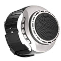 New U6 Wrist Watch Bluetooth Speaker With FM Radio Portable Outdoor Sports Running Wearable Mini Speaker Wireless Subwoofer