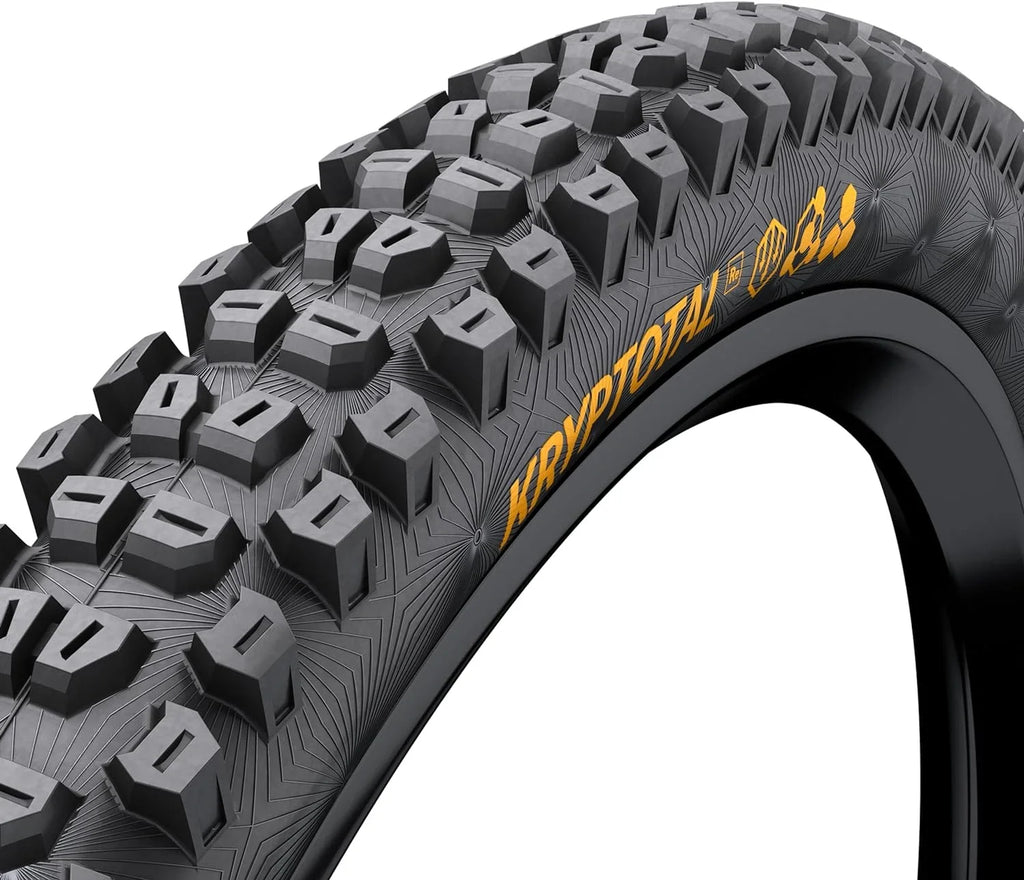 Kryptotal Rear Mountain Bike Tire - Tubeless, Folding, Ebony Soft, Downhill Casing, E25, 27.5" X 2.4 Or 29" X 2.4