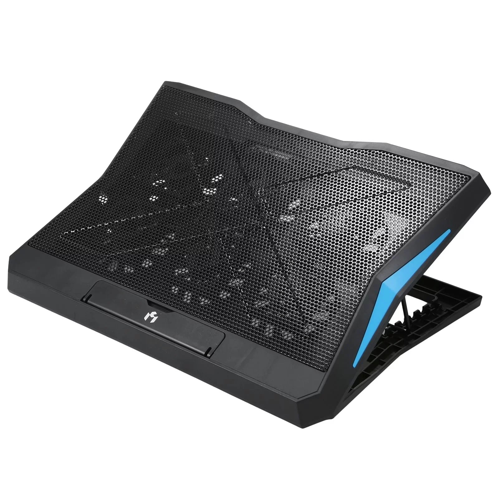 Foldable Laptop Cooling Stand with 6 Fans, Adjustable Height and Low Noise Operation