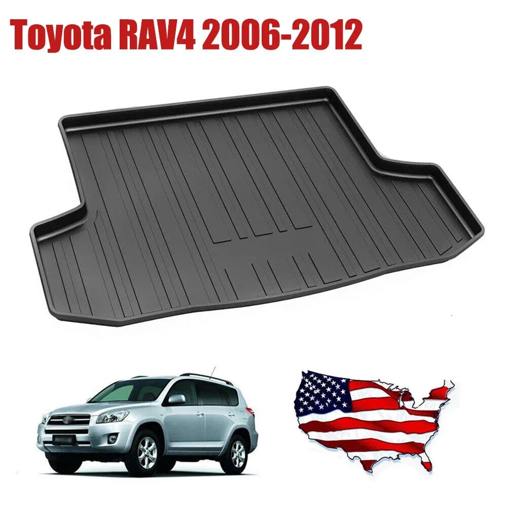 Car Rear Trunk Liner Cargo Mat Carpet for RAV4 2006-2012 Easy to Install