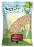 Organic Pearl Barley, 15 Pounds — Non-GMO, Kosher, Raw, Vegan — by Food to Live
