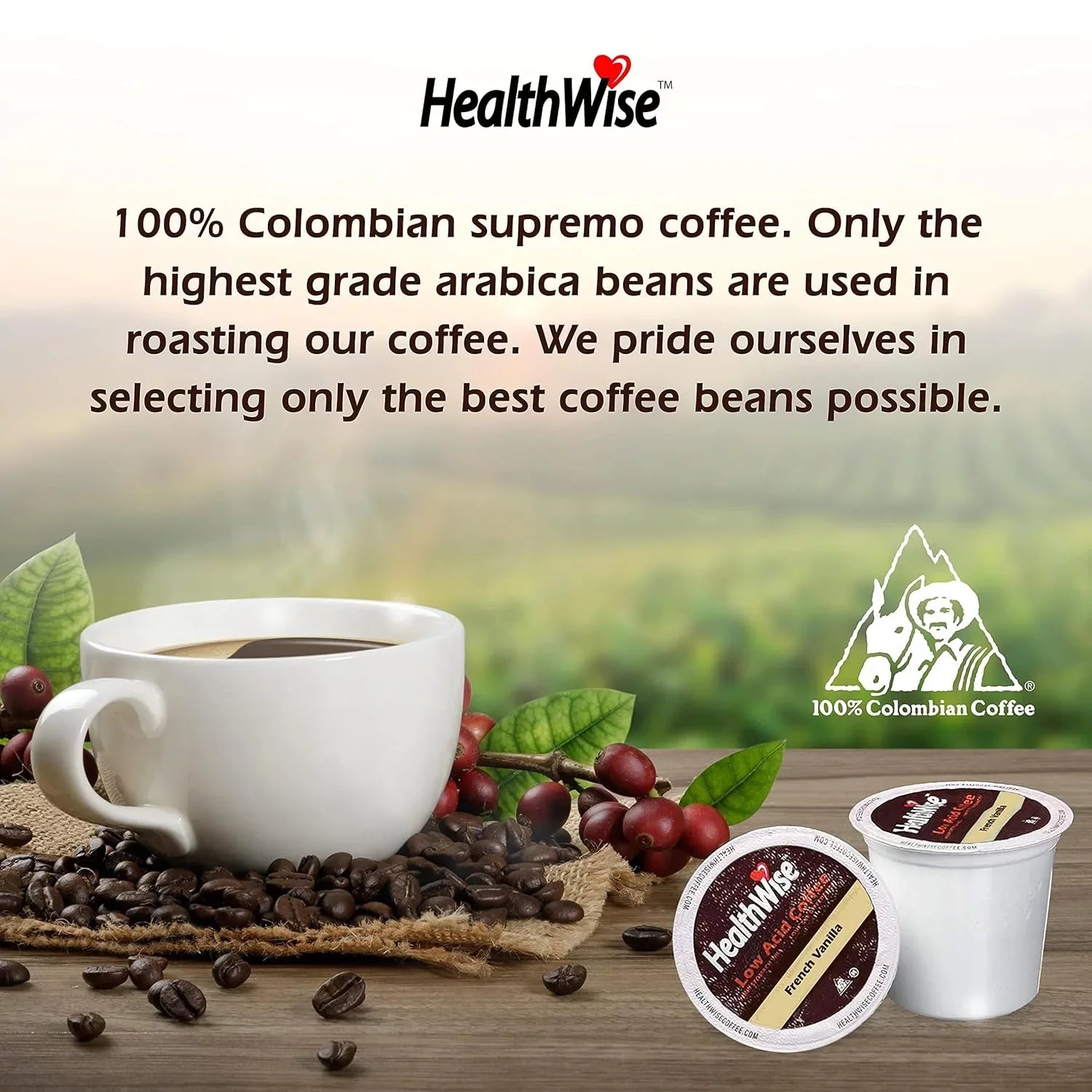 French Vanilla Low Acid K-Cups Number Of Cartons: 6 Cartons (72 cups)